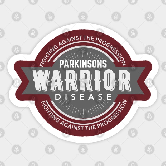 Parkinsons Warrior- Fighting Against The Progression Sticker by SteveW50